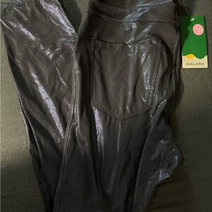 Halara Shiny Black Women's Pants